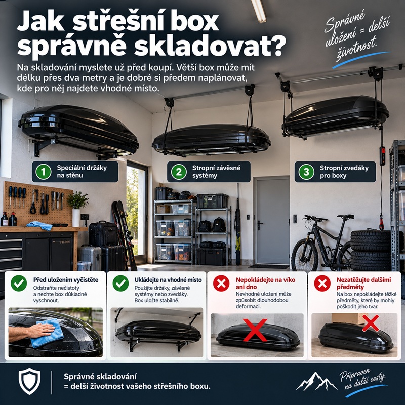 Jak vybrat střešní box